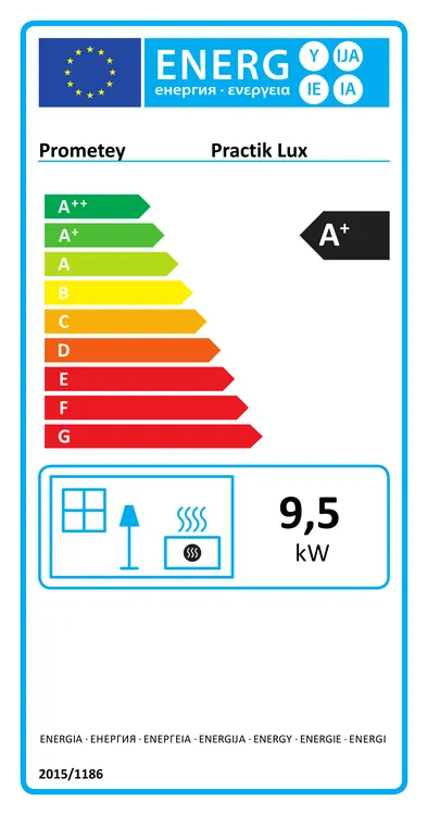Fogão a lenha pratick Lux 9,5kw - Image 4