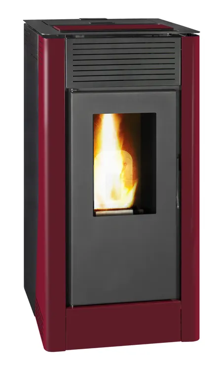 Salamandra a pellets hidro VELIKA ROXO 16KW - Image 4