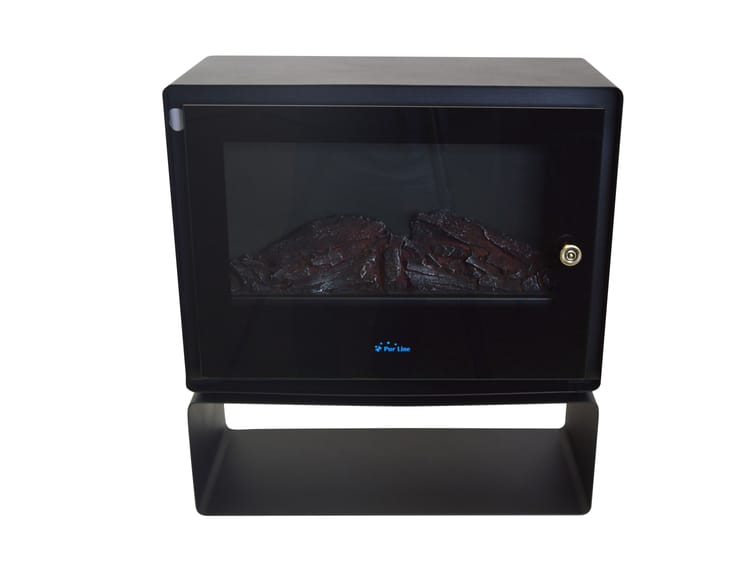 Salamandra Elétrica de chão 2000W 48X21X53 cm preto Pureline - Image 3