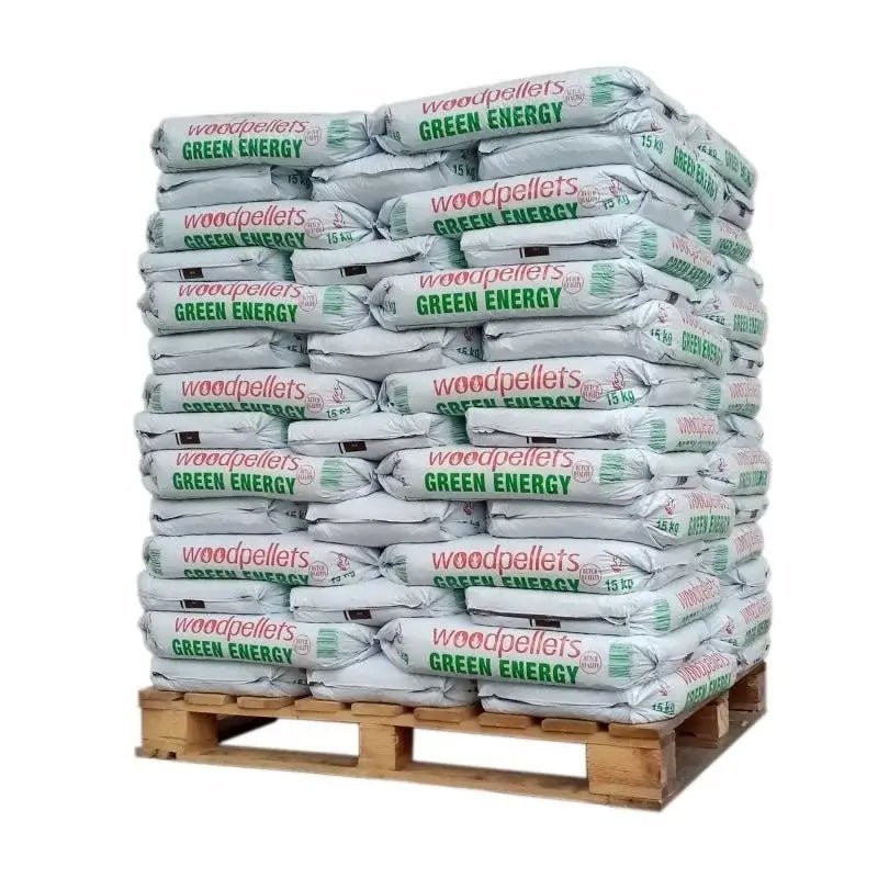 Pellets Green Energy ENplus A1 – Palete de 65 sacos de 15 kg 1 Pellets Green Energy ENplus A1 – Palete de 65 sacos de 15 kg
