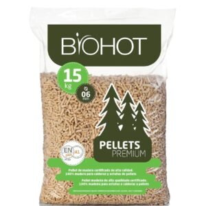 Pellets Biohot ENplus A1 – Palete de 65 sacos de 15 kg