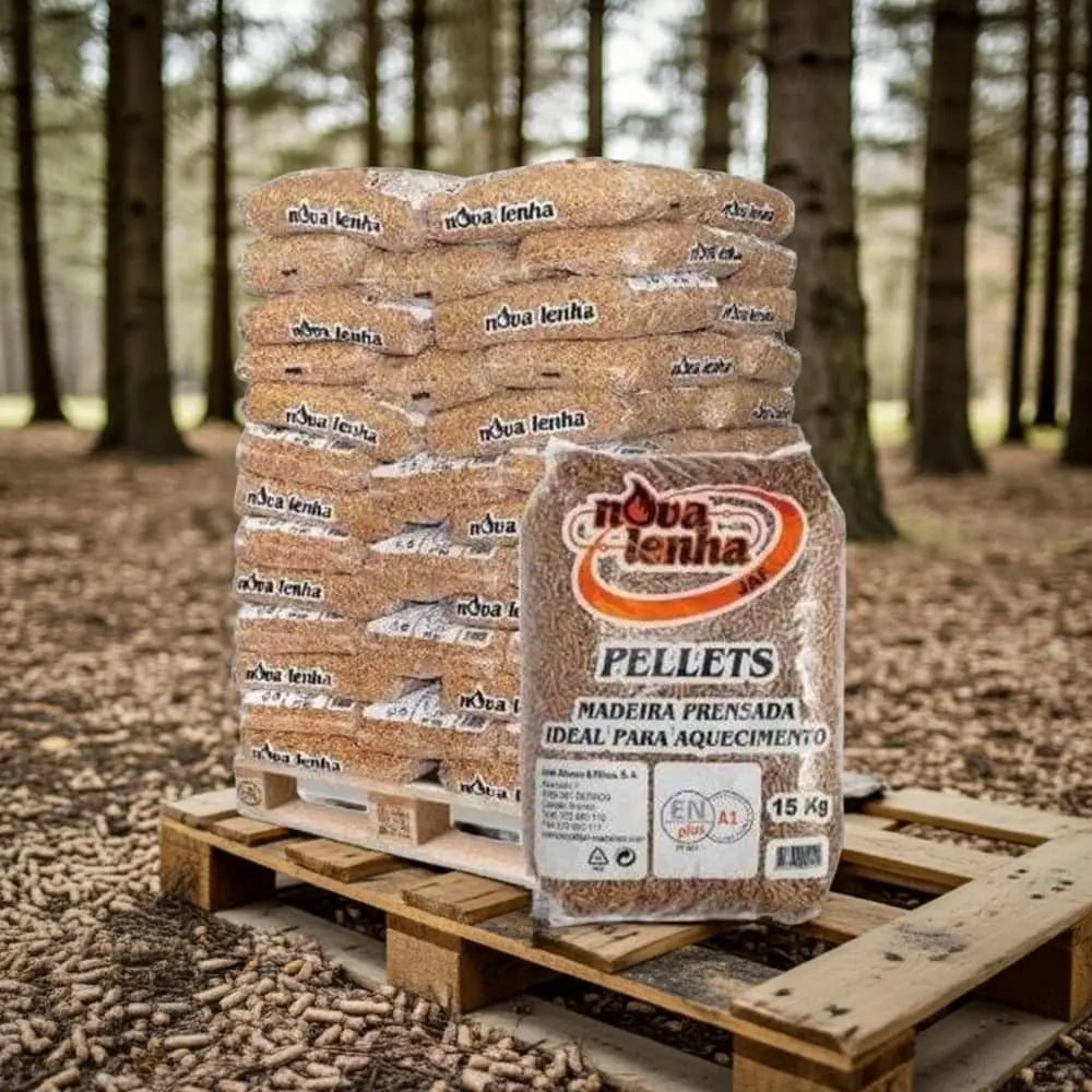 Pellets NovaLenha A1 Plus Certificados – Palete de 1155 kg de Pinho 100% Natural 3 Pellets NovaLenha A1 Plus Certificados – Palete de 1155 kg de Pinho 100% Natural - Image 3