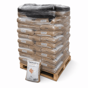 Palete de 77 Sacos de Pellets Fireplus ENplus A1 15 kg (1155 kg)