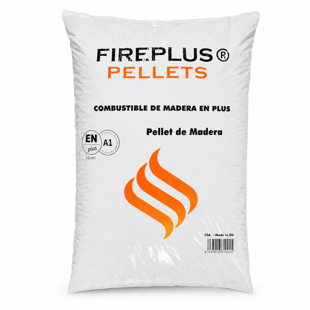 Saco de Pellets Fireplus ENplus A1 15 kg 1 Saco de Pellets Fireplus ENplus A1 15 kg