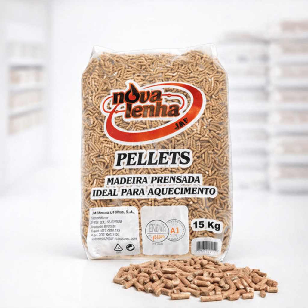 Pellets NovaLenha A1 Plus Certificados – Palete de 1155 kg de Pinho 100% Natural 2 Pellets NovaLenha A1 Plus Certificados – Palete de 1155 kg de Pinho 100% Natural - Image 2